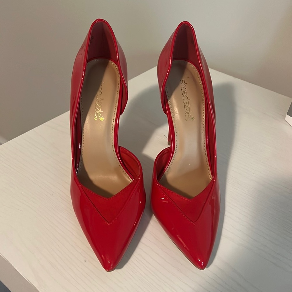 Shoe Dazzle Red Pumps